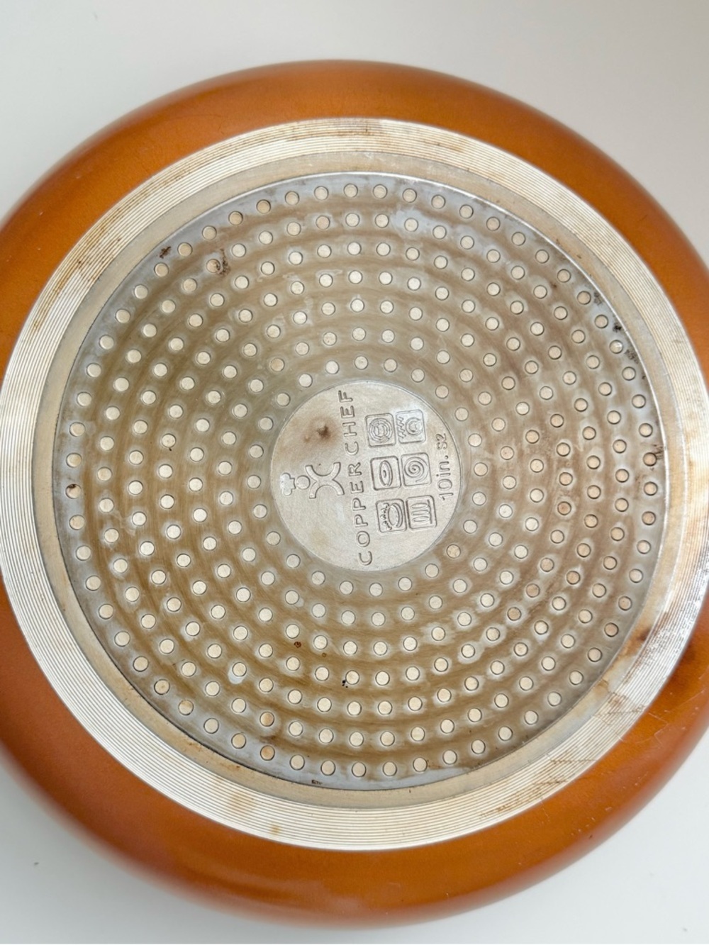Copper Chef Non-stick Frying Pan With Glass Lid - Picture 7 of 8